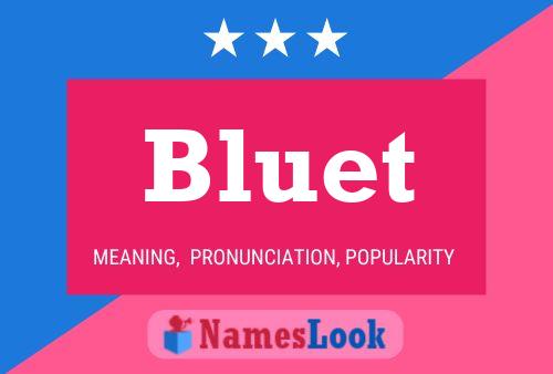 ملصق اسم Bluet