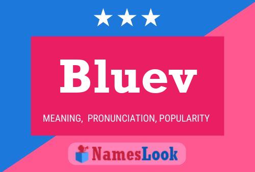 ملصق اسم Bluev