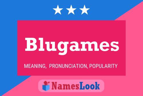 ملصق اسم Blugames