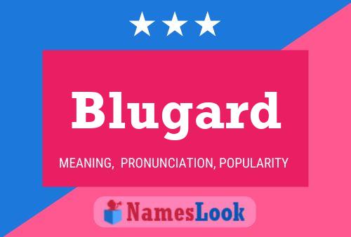 ملصق اسم Blugard