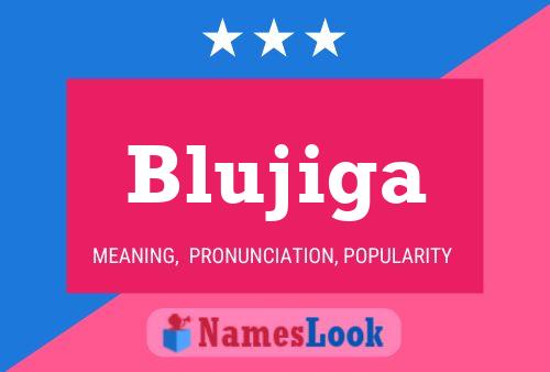 ملصق اسم Blujiga