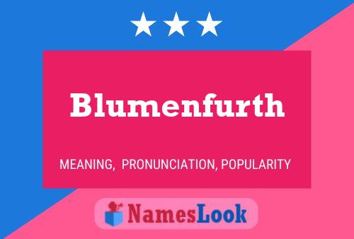 ملصق اسم Blumenfurth