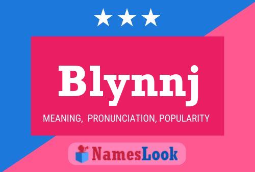 ملصق اسم Blynnj