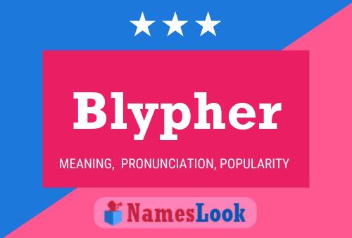 ملصق اسم Blypher