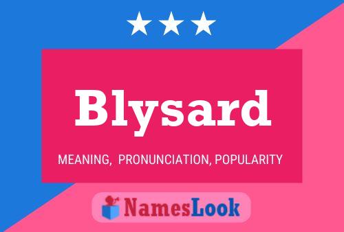 ملصق اسم Blysard