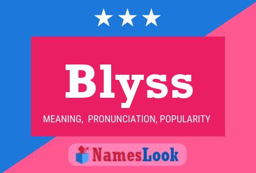 ملصق اسم Blyss