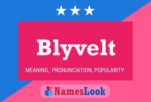 ملصق اسم Blyvelt