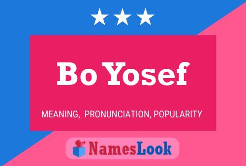 ملصق اسم Bo Yosef