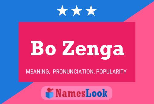 ملصق اسم Bo Zenga