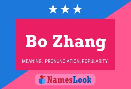 ملصق اسم Bo Zhang