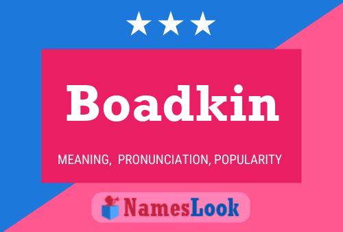 ملصق اسم Boadkin