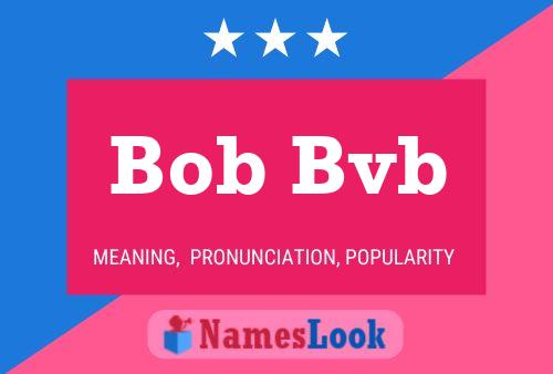 ملصق اسم Bob Bvb