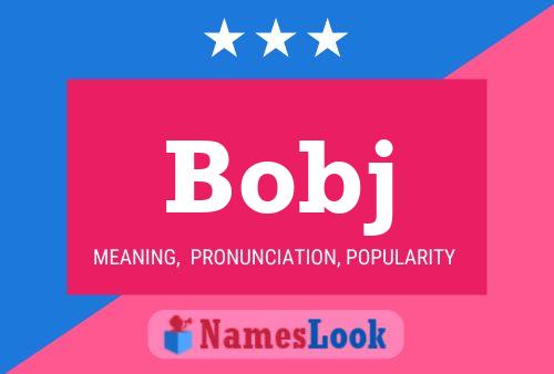 ملصق اسم Bobj