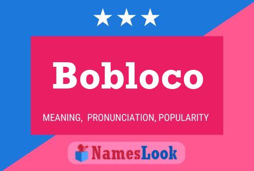 ملصق اسم Bobloco