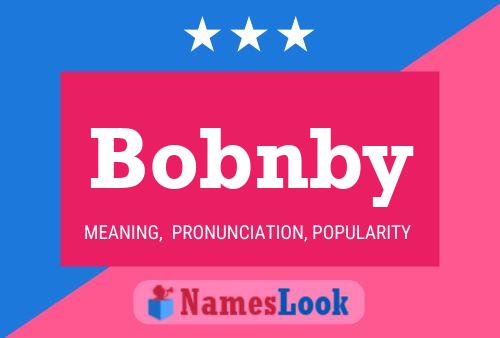 ملصق اسم Bobnby