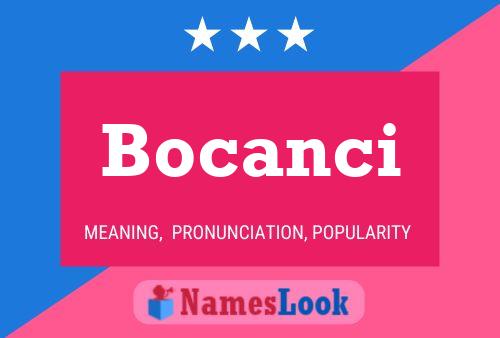 ملصق اسم Bocanci