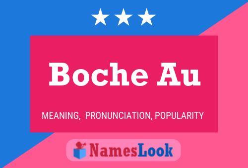 ملصق اسم Boche Au