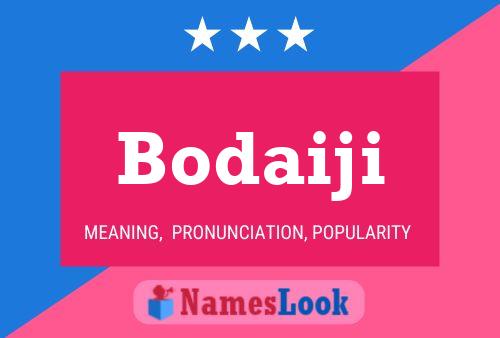 ملصق اسم Bodaiji