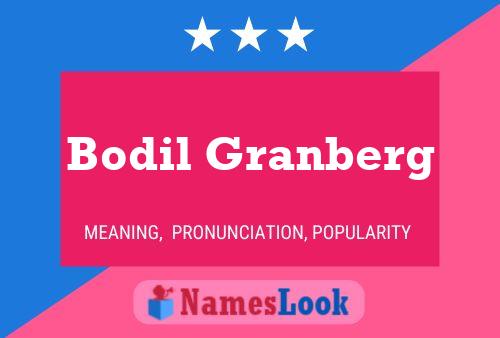 ملصق اسم Bodil Granberg