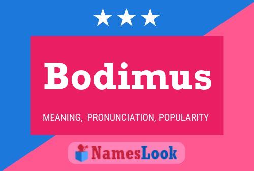 ملصق اسم Bodimus