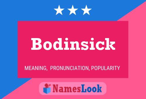 ملصق اسم Bodinsick