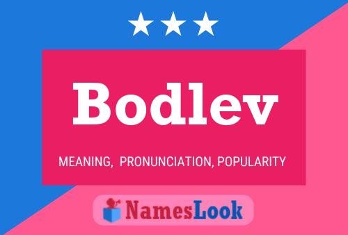 ملصق اسم Bodlev