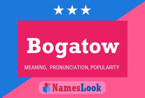 ملصق اسم Bogatow