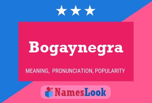 ملصق اسم Bogaynegra