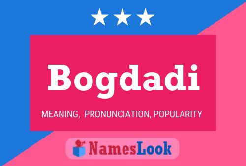 ملصق اسم Bogdadi