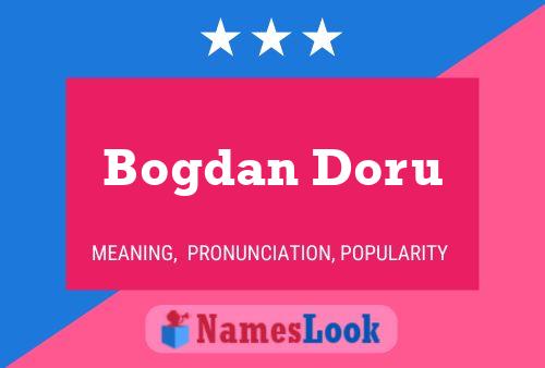 ملصق اسم Bogdan Doru