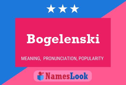 ملصق اسم Bogelenski