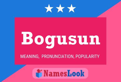 ملصق اسم Bogusun