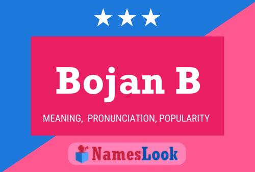 ملصق اسم Bojan B