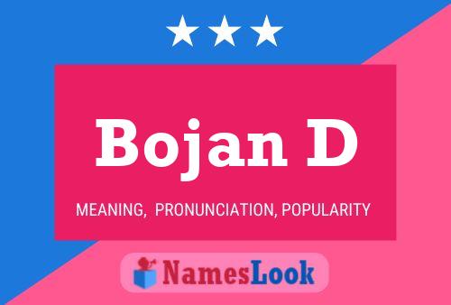 ملصق اسم Bojan D