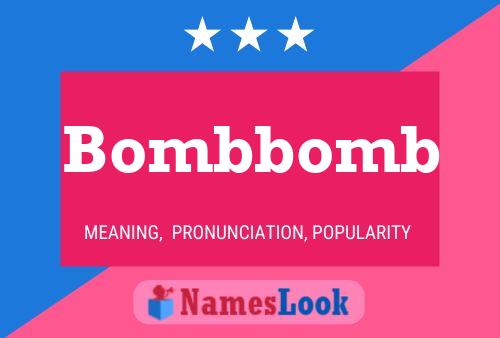 ملصق اسم Bombbomb