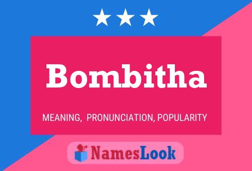 ملصق اسم Bombitha