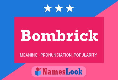 ملصق اسم Bombrick