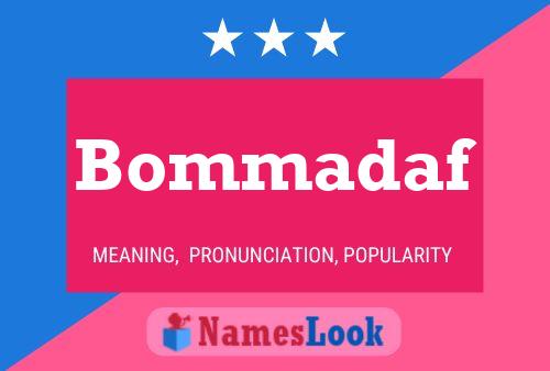 ملصق اسم Bommadaf