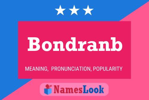 ملصق اسم Bondranb