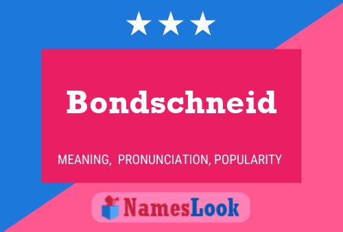 ملصق اسم Bondschneid