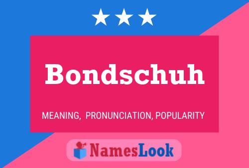 ملصق اسم Bondschuh