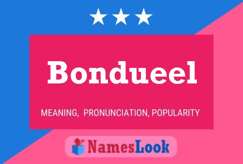 ملصق اسم Bondueel