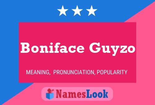 ملصق اسم Boniface Guyzo