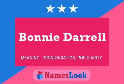 ملصق اسم Bonnie Darrell