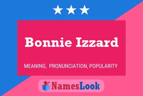 ملصق اسم Bonnie Izzard