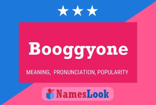 ملصق اسم Booggyone