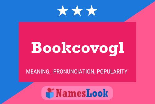 ملصق اسم Bookcovogl