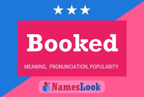 ملصق اسم Booked