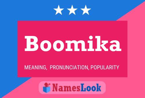 ملصق اسم Boomika