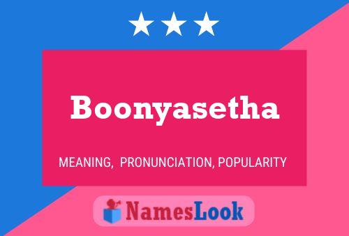 ملصق اسم Boonyasetha